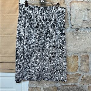 Soft Knit Tweed Look Skirt